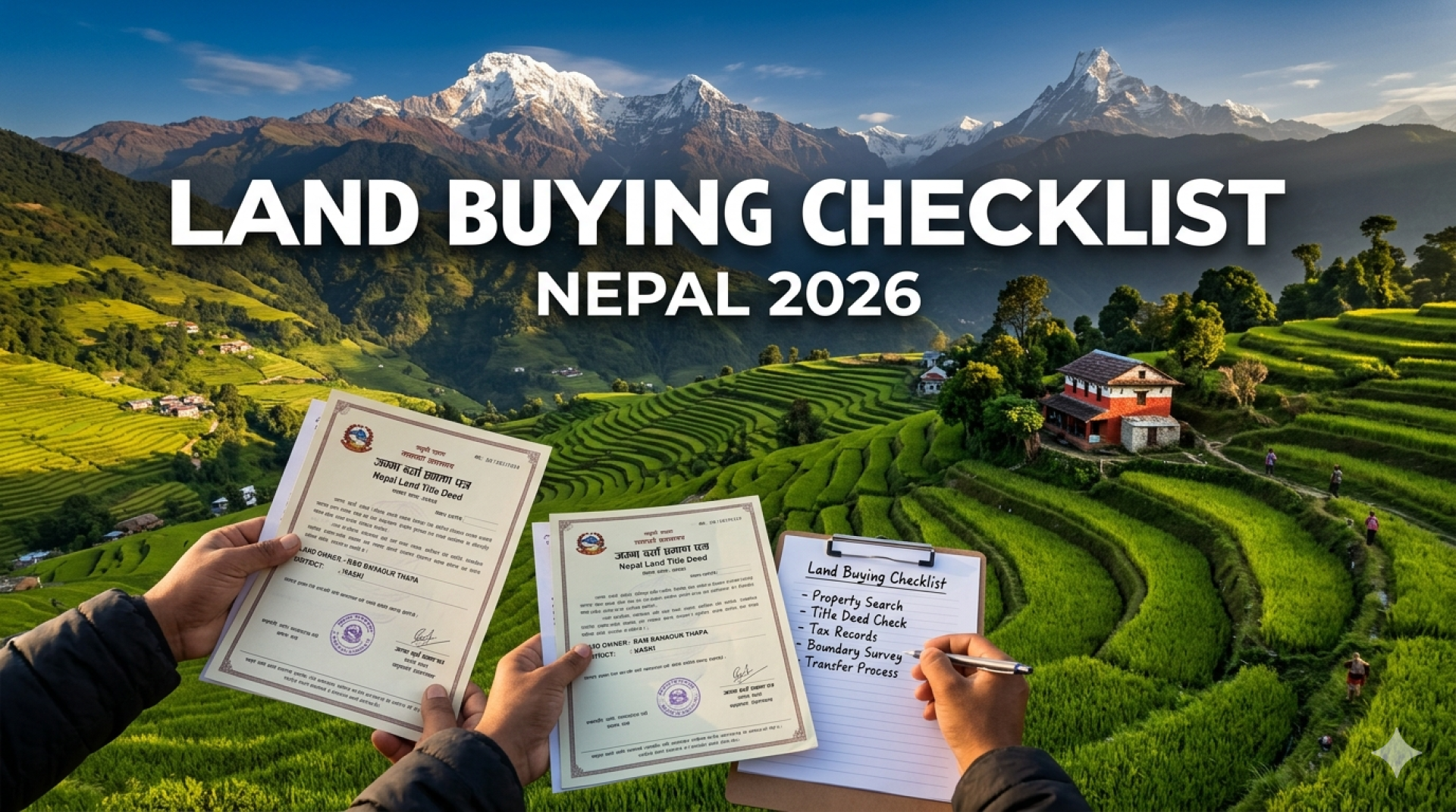 Complete Land Buying Checklist in Nepal (2026 Edition) | DevelopersGuru